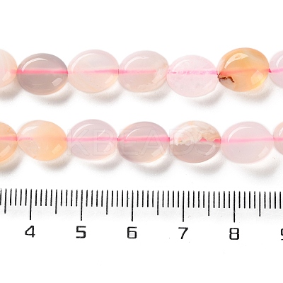 Natural Cherry Blossom Agate Beads Strands G-M420-D16-01-1