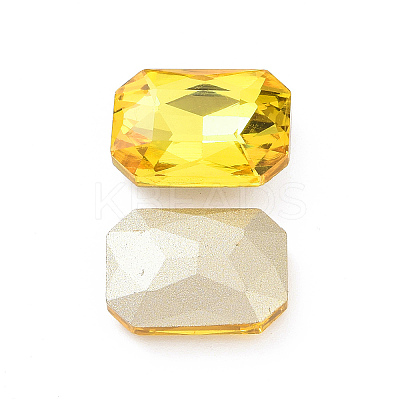 Glass Rhinestone Cabochons GGLA-P002-01A-06-1
