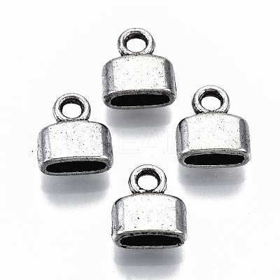 Tibetan Style Alloy Metal Cord Ends X-TIBE-N011-030AS-RS-1