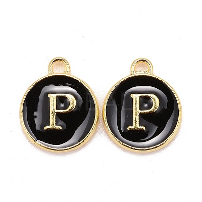 Golden Plated Alloy Charms ENAM-S118-02P-1