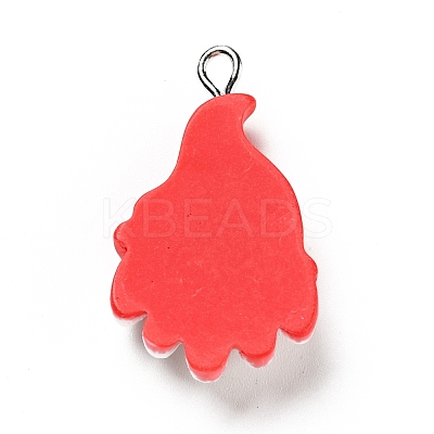 Christmas Opaque Resin Pendants RESI-G043-B06-1