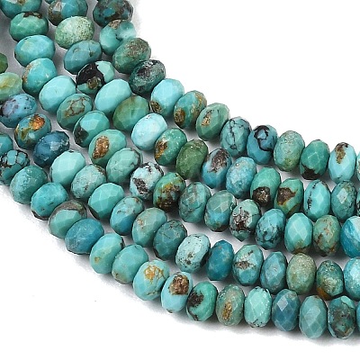 Natural HuBei Turquoise Beads Strands G-B175-A15-2x4mm-1
