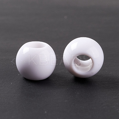 Opaque Acrylic European Beads OPDL-C002-11M-1