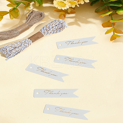 100Pcs Cardboard Paper Thank You Gift Tags CDIS-LP0001-26B-1