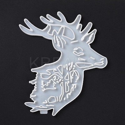 Christmas Reindeer Pendant Silicone Molds LS-DIY-K051-11-1
