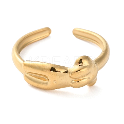 304 Stainless Steel Open Rings RJEW-S393-02C-1
