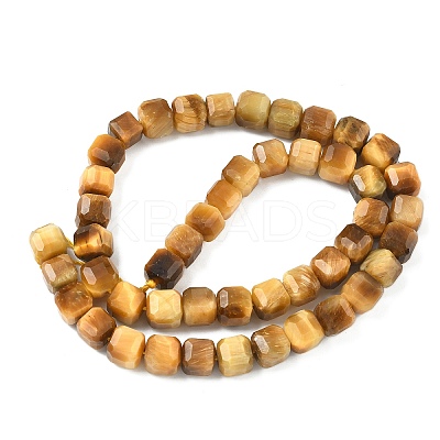 Natural Gold Tiger Eye Beads Strands G-C267-A11-1
