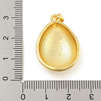 Rack Plating Brass Pendants KK-K341-75C-G-1