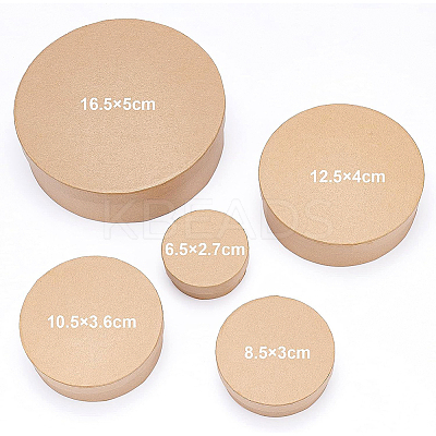 Kraft Cardboard Paper Jewelry Gift Boxes CBOX-WH0006-07-1