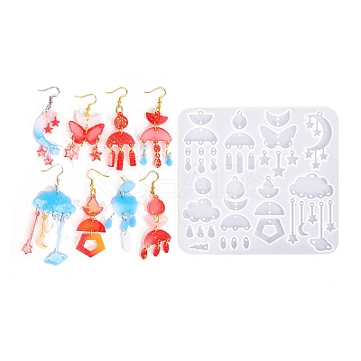 Earrings Pendants DIY Silicone Mold DIY-Q033-07A-1