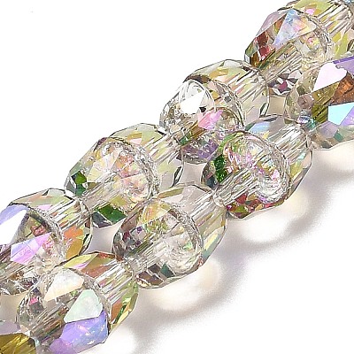 Transparent Glass Beads Strands EGLA-D030-03B-1