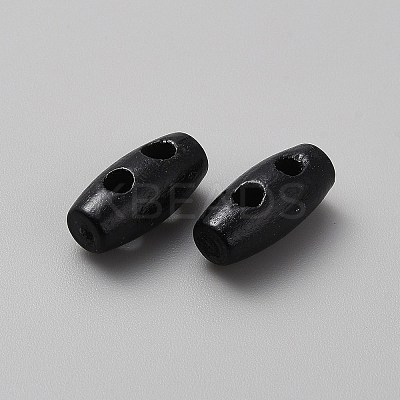 2-Hole Wooden Buttons BUTT-WH0028-90A-1