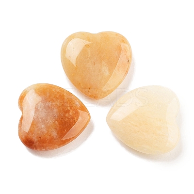 Heart Natural Mixed Gemstone Palm Stones G-C134-06A-1