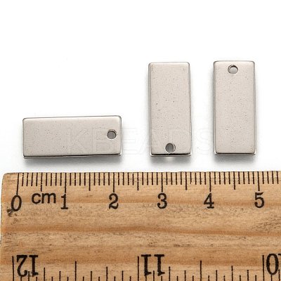 Tarnish Resistant 304 Stainless Steel Stamping Blank Tag Pendants STAS-S028-05-1