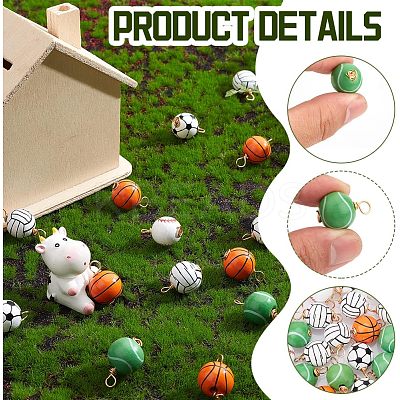 32Pcs 2 Style Natural Wood Pendants & Connector Charms FIND-CA0005-91-1