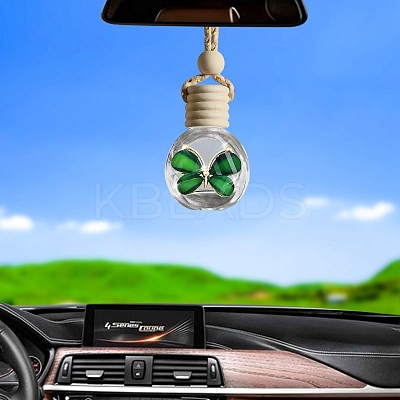 8ML Butterfly Pattern Glass Perfume Bottles Air Freshener Diffuser Bottle Hanging Ornamen PW-WG01BC1-02-1