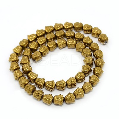 Electroplate Non-magnetic Synthetic Hematite Beads Strands LS-G-J181-05-1
