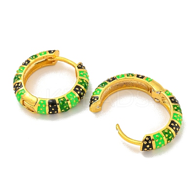 Rack Plating Brass Hoop Earrings EJEW-C102-44G-1