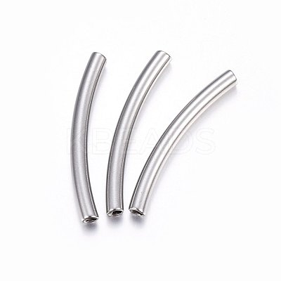 Tarnish Resistant 304 Stainless Steel Tube Beads STAS-F174-17P-C-1