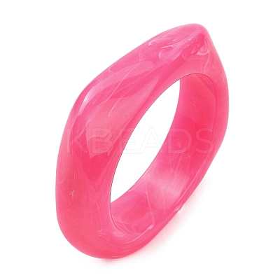 Acrylic Bangles for Women BJEW-G356-01A-1