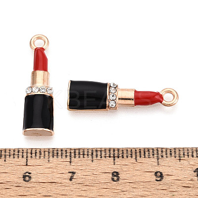 Alloy Rhinestone & Enamel Pendants ENAM-T024-62A-G-1
