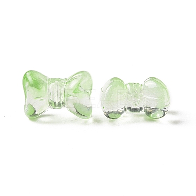 Transparent Spray Painted Glass Beads GLAA-I050-11H-1