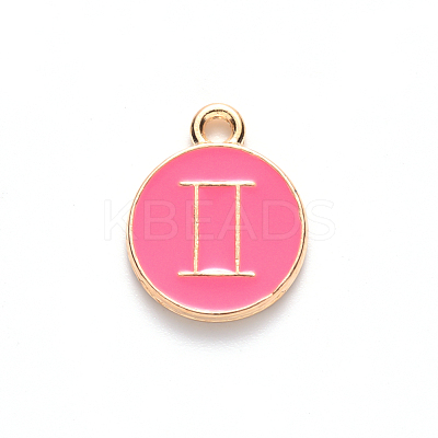 Alloy Enamel Pendants X-ENAM-S124-01A-03I-1