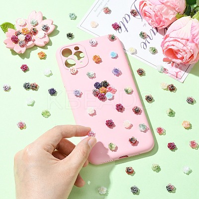 100Pcs Plastic Cabochons KY-CJ0002-18-1