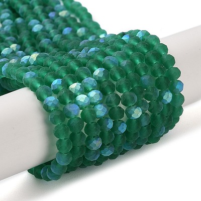 Transparent Glass Beads Strands EGLA-A034-T4mm-MB18-1