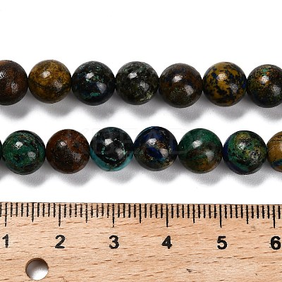 Natural Azurite Beads Strands G-P568-A01-01-1