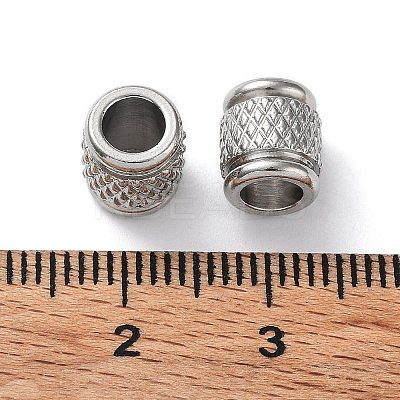 Non-Tarnish 303 Stainless Steel European Beads STAS-Q302-20A-P-1