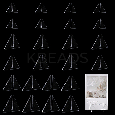 24Pcs 3 Styles Triangle Acrylic Stand Base ODIS-CA0001-29-1