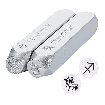 Iron Seal Stamps AJEW-BC0001-04K-1