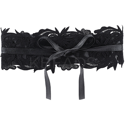 Imitation Leather Wide Chain Belt AJEW-WH20022-83D-1