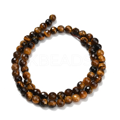 Natural Tiger Eye Beads Strands G-C280-B21-6mm-1