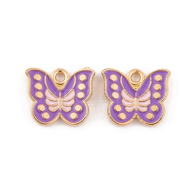 Light Gold Plated Alloy Enamel Pendants LS-FIND-Q100-04KCG-04-1