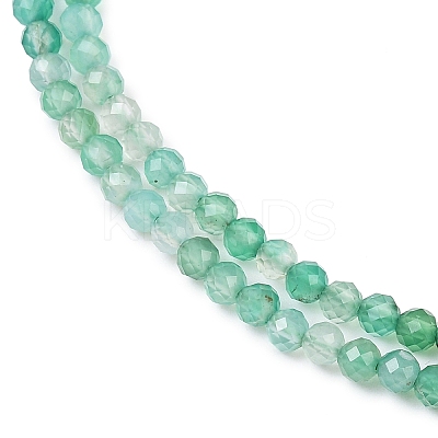 Natural Green Onyx Agate Beads Strands G-L633-A01-3mm-1