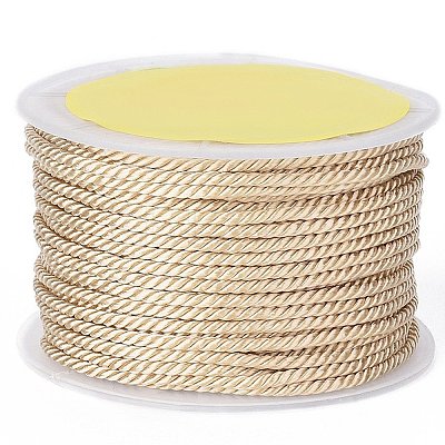 Polyester Milan Cord for DIY Jewelry Craft Making OCOR-F011-D16-1