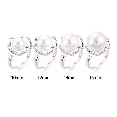 Flower Brass Cup Peg Ring Settings KK-N274-39P-1