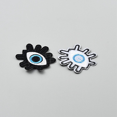 Computerized Embroidery Cloth Patches PATC-WH0002-080A-1