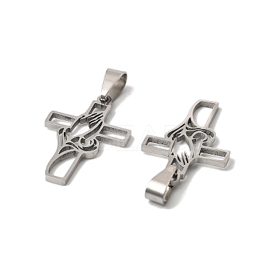 201 Stainless Steel Pendants STAS-K310-01B-P-1