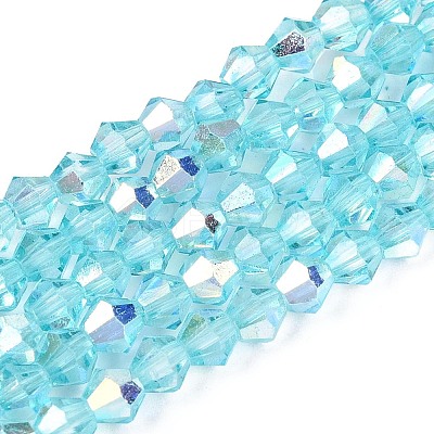 Transparent Glass Beads Strands EGLA-N021-4mm-08-1