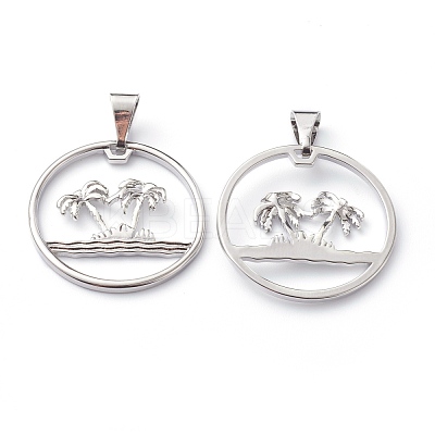 Brass Pendants KK-Z010-24P-1