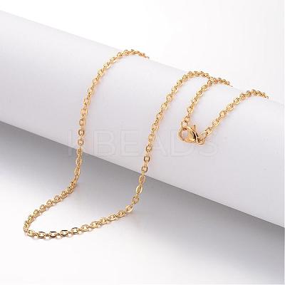 Ion Plating(IP) 304 Stainless Steel Necklace MAK-K004-05G-1