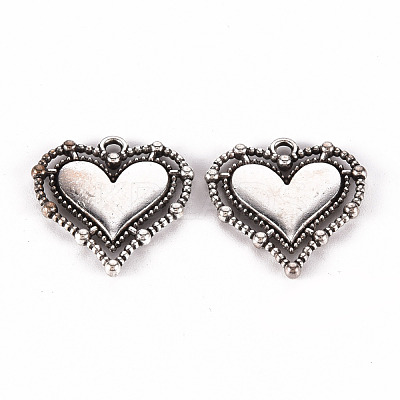Tibetan Style Alloy Pendants X-TIBE-N010-77AS-RS-1