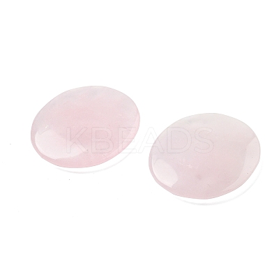 Natural Rose Quartz Cabochons G-A258-01L-1