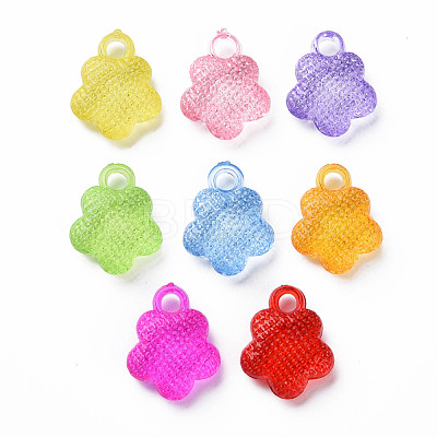Transparent Acrylic Pendants MACR-N013-041-1