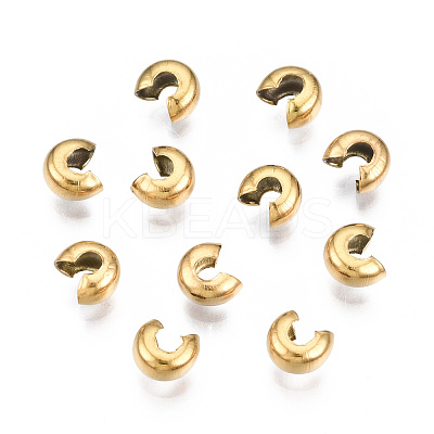 304 Stainless Steel Crimp Beads Covers X-STAS-S117-012B-1