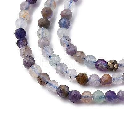 Natural Fluorite Beads Strands LS-G-RM2025-A05-3mm-1