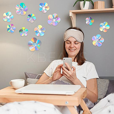 Laser Self-Adhesive 3D PVC Wall Stickers DIY-WH0013-69-1